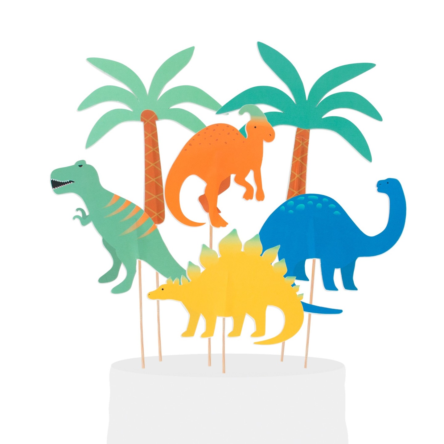 Topper Pastel Dinosaurios