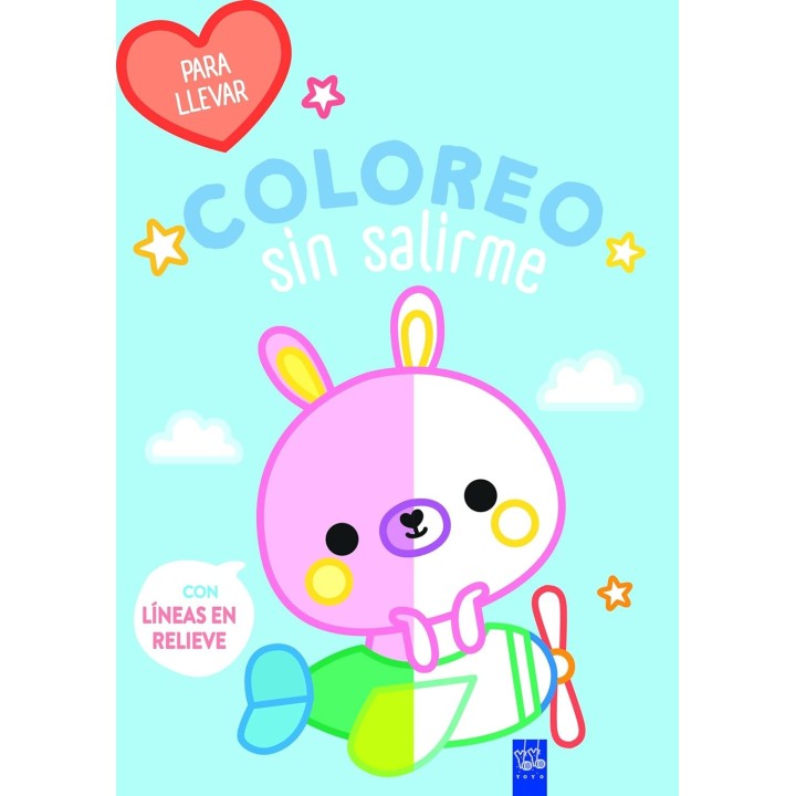 Coloreo sin salirme - Conejo