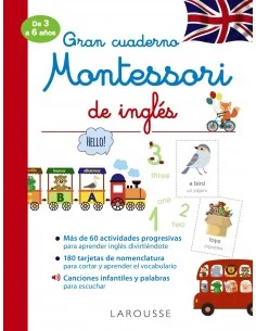 Gran cuaderno Montessori de inglés