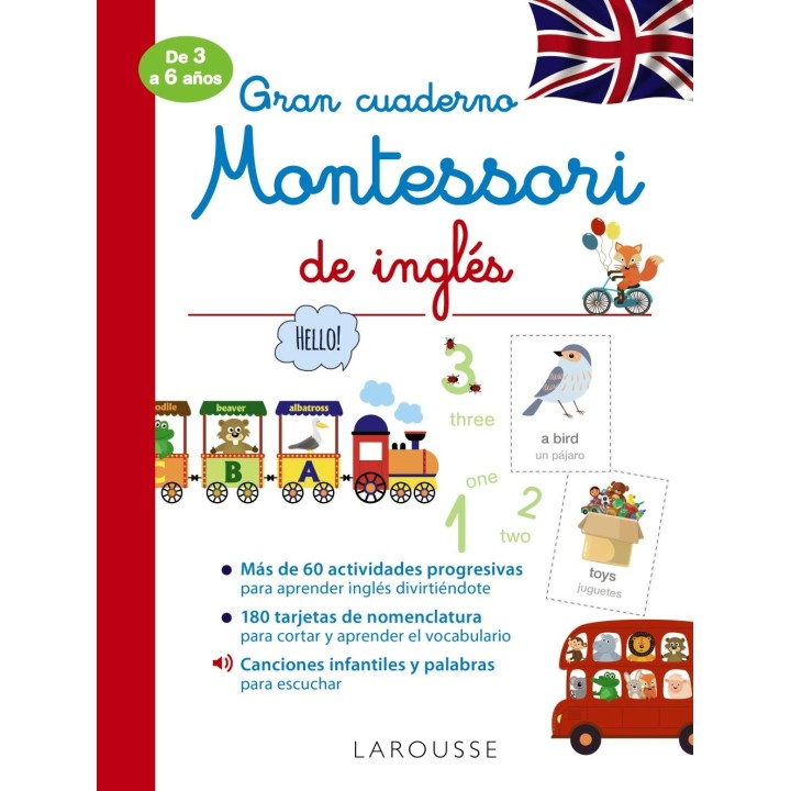 Gran cuaderno Montessori de inglés