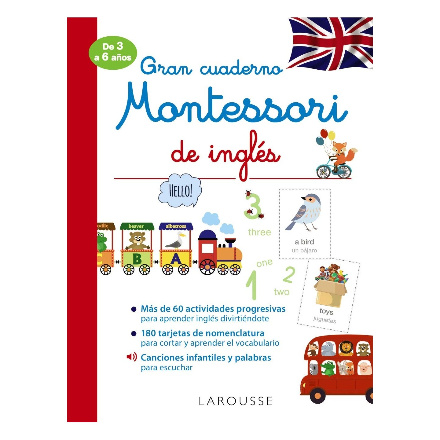 Gran cuaderno Montessori de inglés