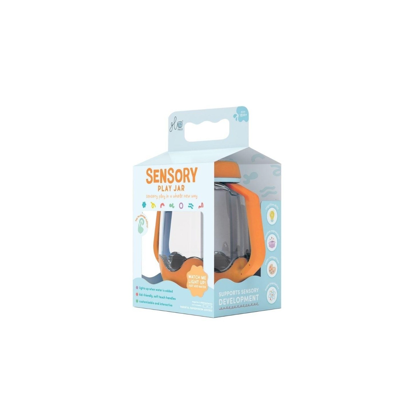 GloPals Jarra Sensorial Naranja