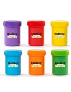 ChildGen Pintura de dedos - Set 6 Botes 2