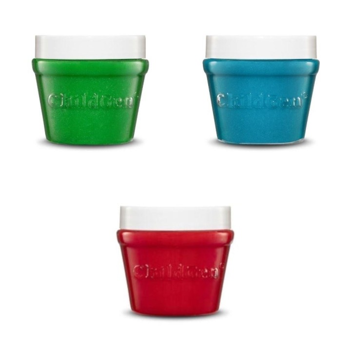 ChildGen Plastilina Set 3 x 125gr (Verde, Azul y Rojo)