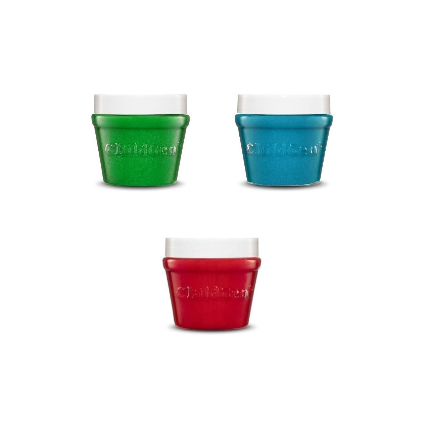 ChildGen Plastilina Set 3 x 125gr (Verde, Azul y Rojo)