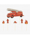 Topper Pastel Bomberos
