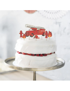Topper Pastel Bomberos 2