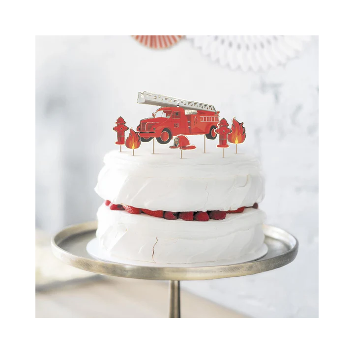 Topper Pastel Bomberos