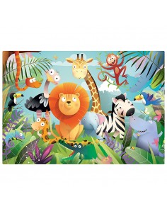 Puzle Reversible Animales Salvajes 24 Piezas 2