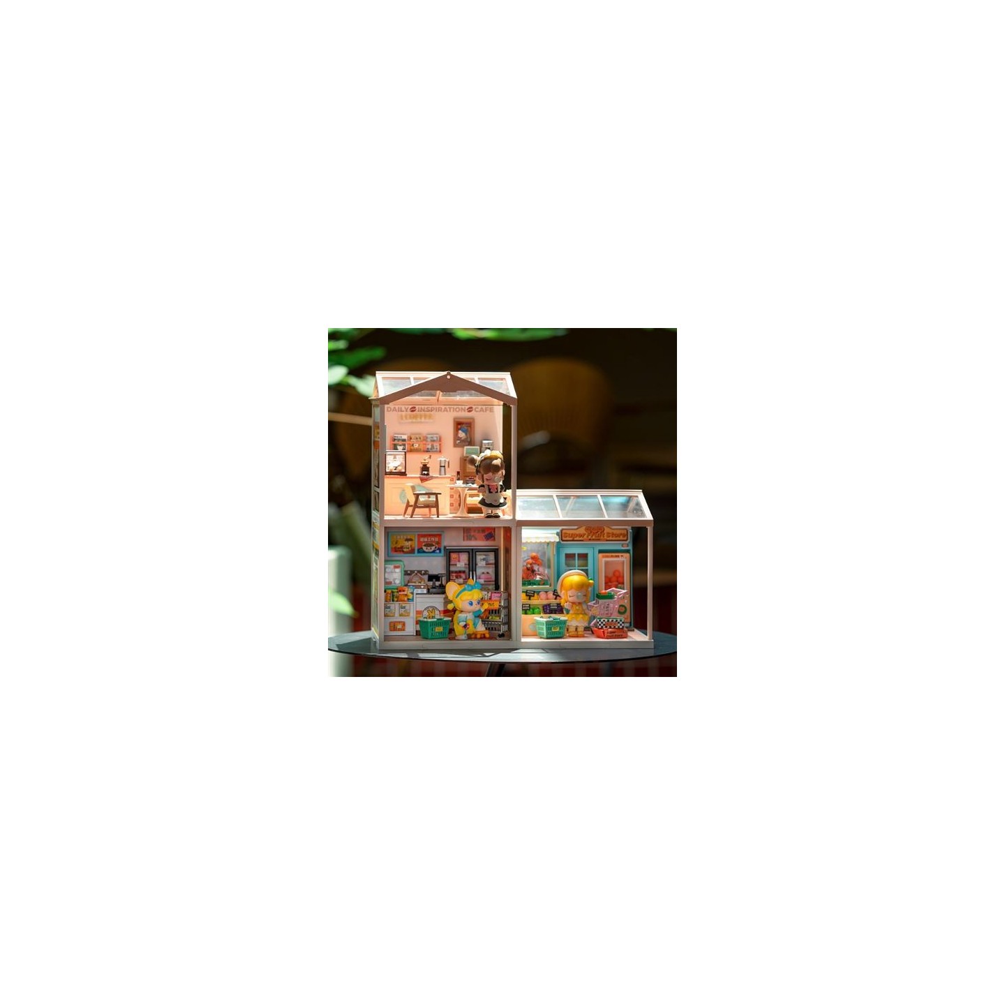 Maqueta Superstore Cafeteria