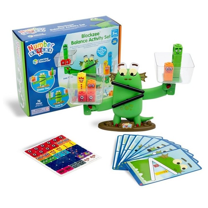 Policubos Numberblocks - Set Actividades Matemáticas Balanza