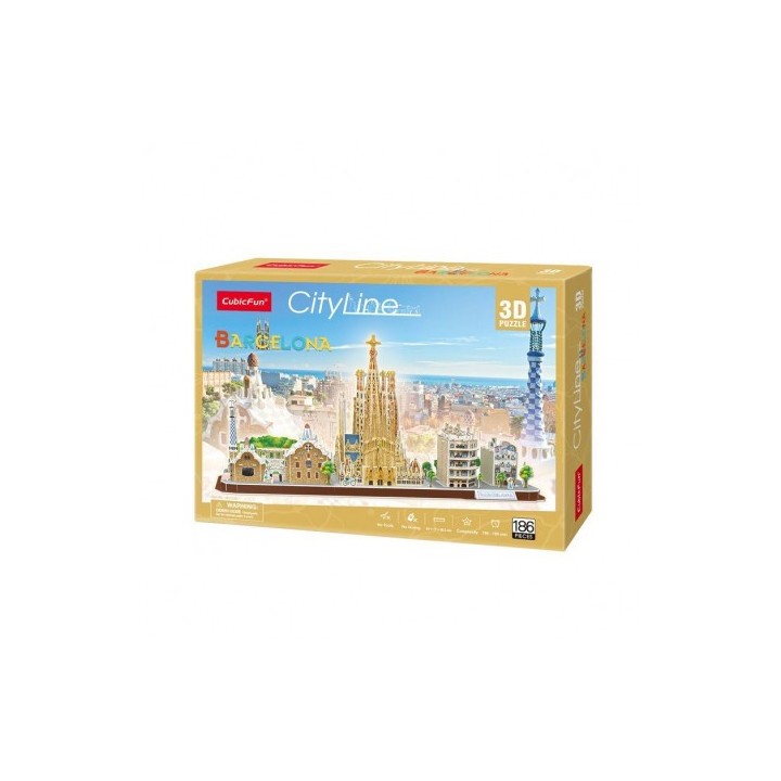 Puzle 3D Cityline Barcelona