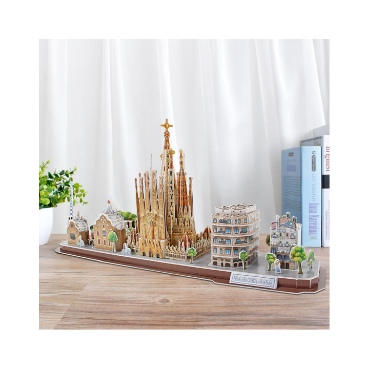 Puzle 3D Cityline Barcelona