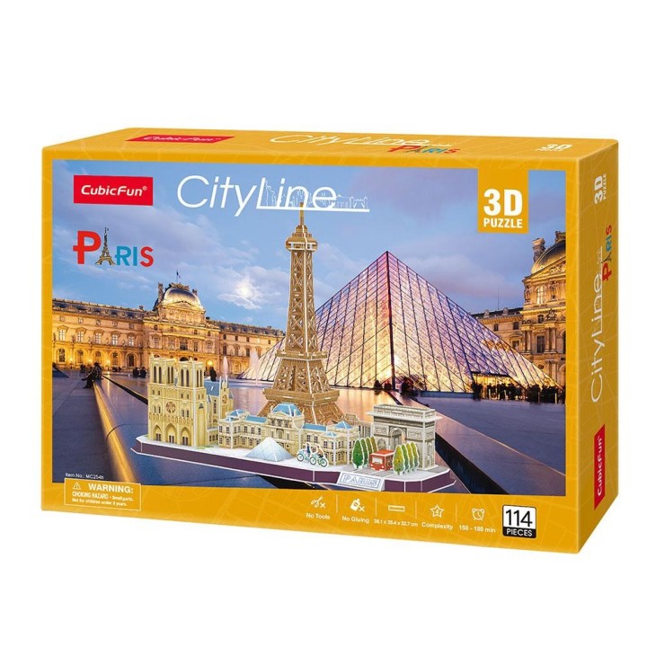 Puzle 3D Cityline Paris