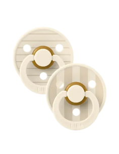 Chupetes BIBS Studio Colour Pack 2 Pin Ivory/Vanilla