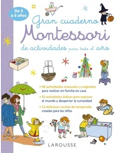 Gran cuaderno Montessori de actividades para todo el año