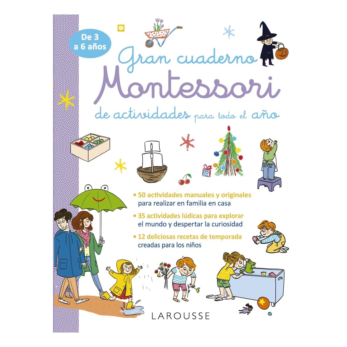 Gran cuaderno Montessori de actividades para todo el año
