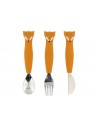 Set Cubiertos Silicona Trixie Zorro