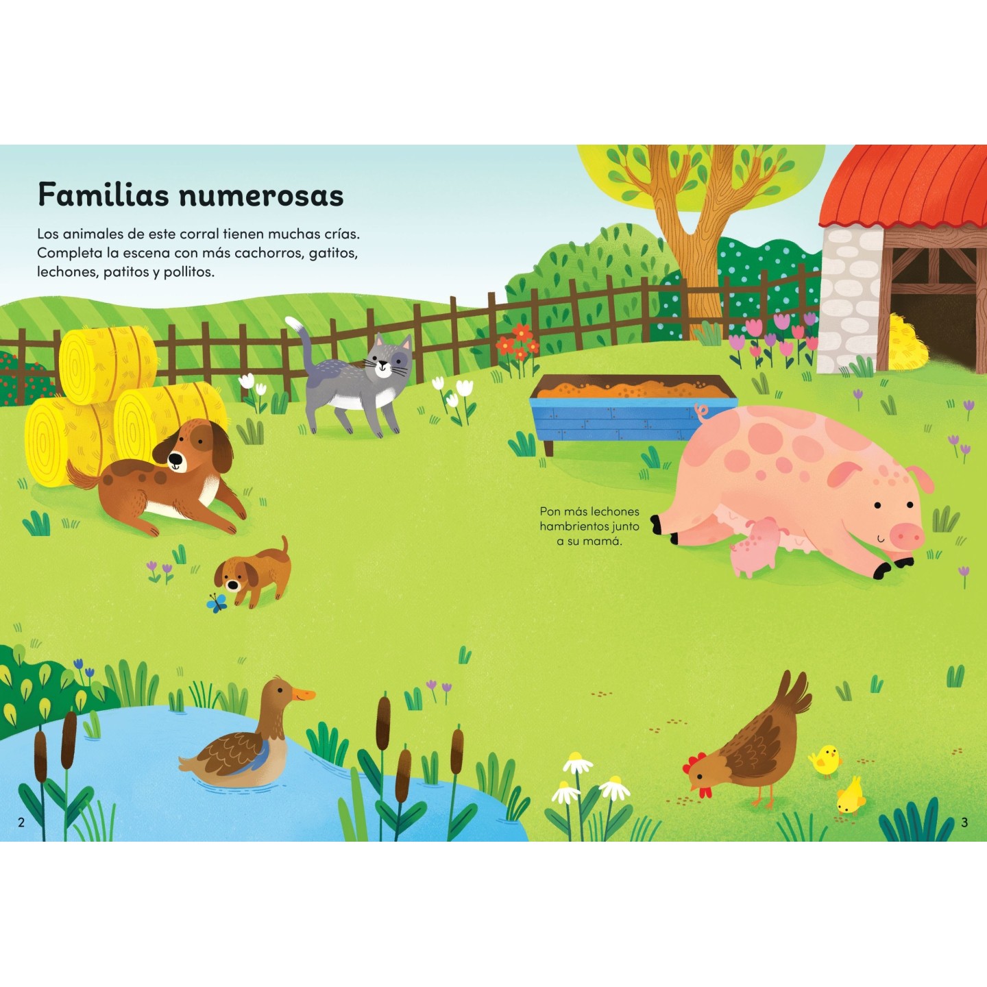 Mi pequeño libro de pegatinas - Crías de animales