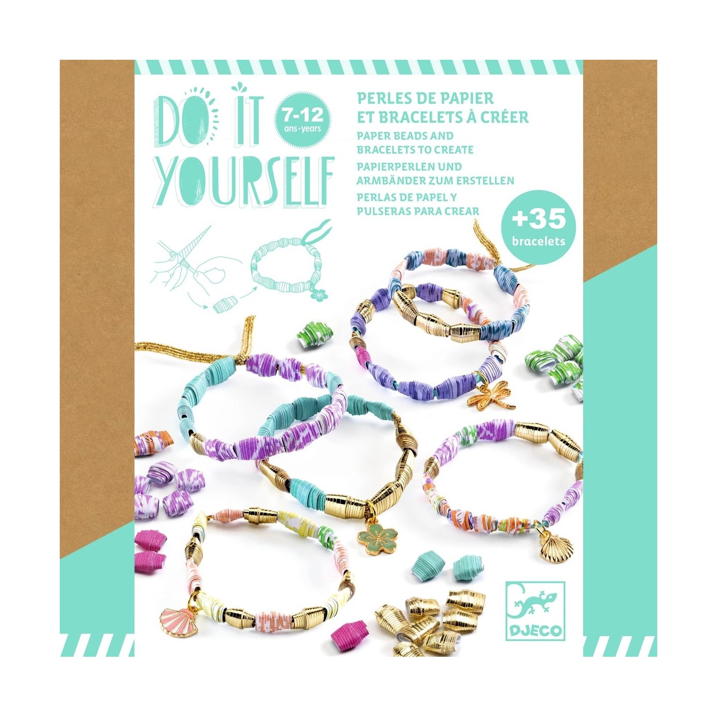 DIY Pulseras Elegantes y doradas