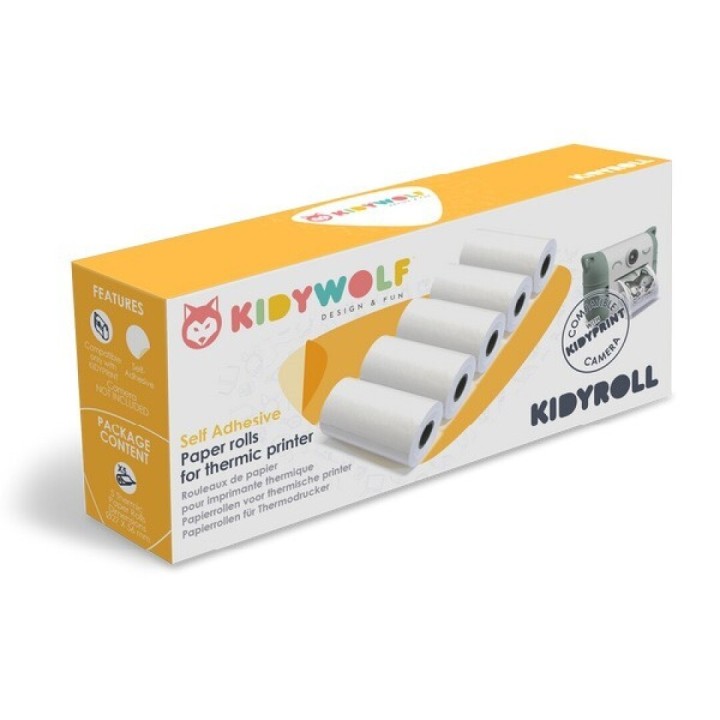 Papel Térmico Kidyprint (5 Rollos)