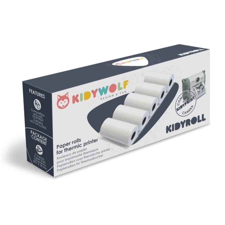 Papel Adhesivo Kidyprint (5 Rollos)