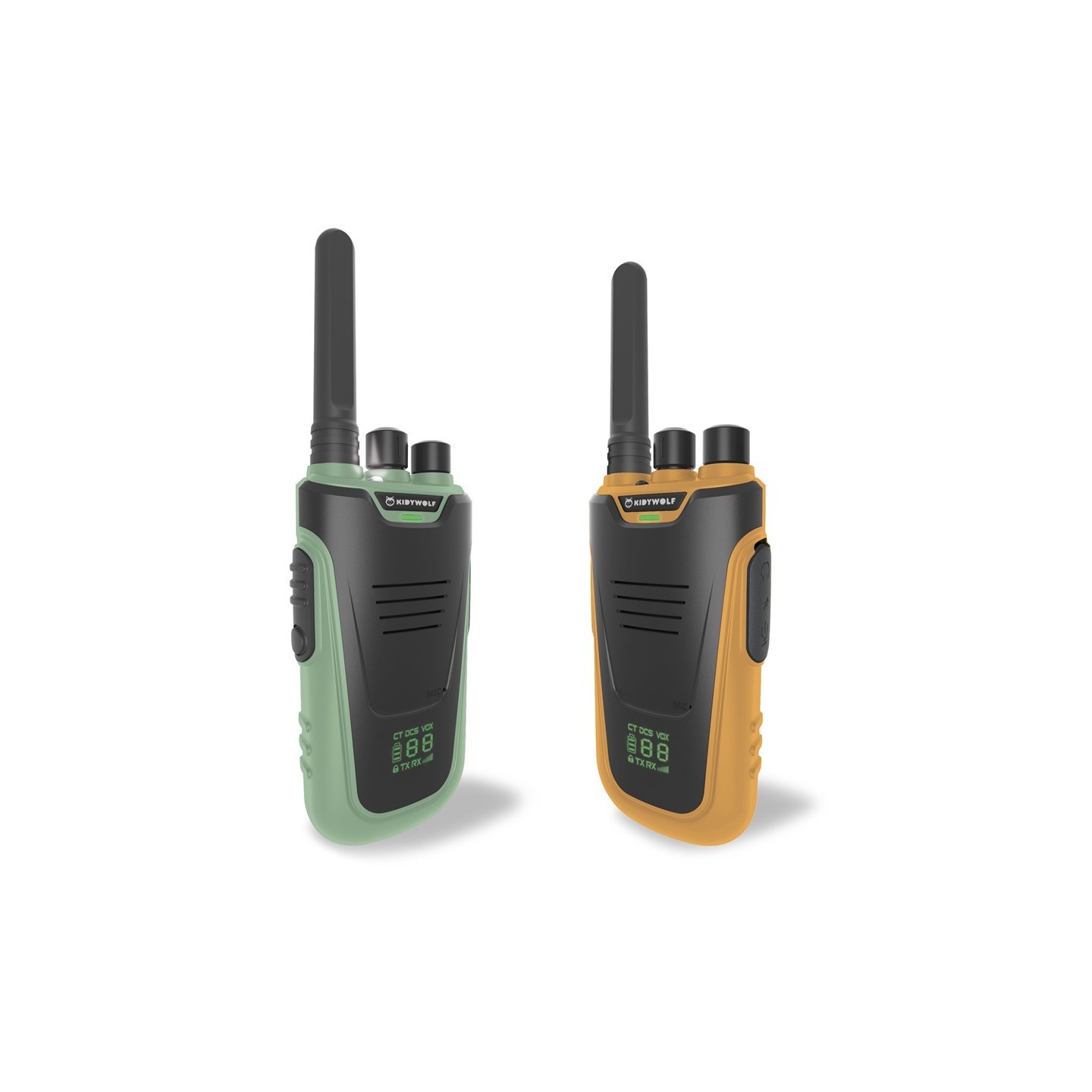 Kidytalk Walkie Talkies Verde/Naranja
