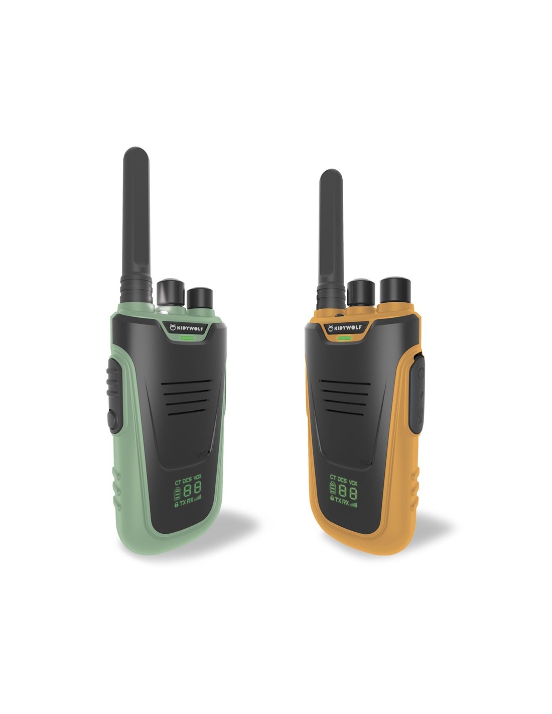 Kidytalk Walkie Talkies Verde/Naranja