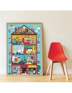 Gran Póster de Pegatinas - En Casa 2