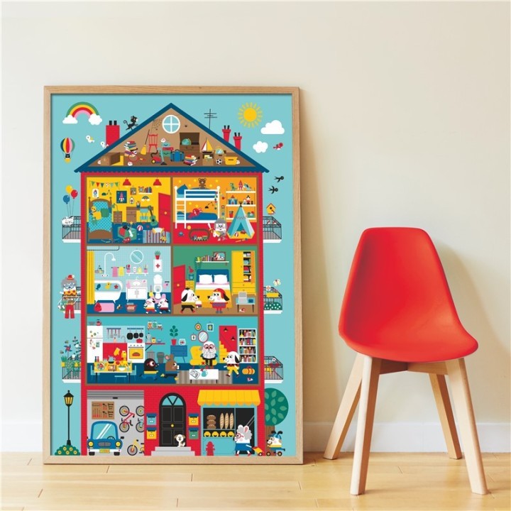 Gran Póster de Pegatinas - En Casa
