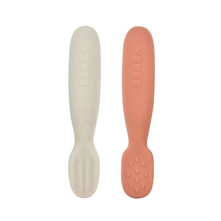 Set 2 Precucharas Silicona Terracota/Gris
