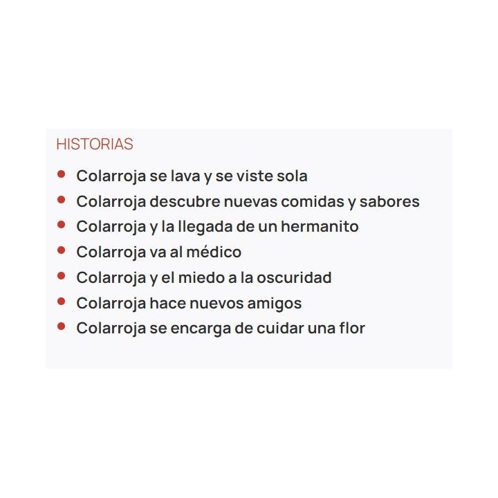Personaje Cuentacuentos Faba - Colarroja se hace mayor