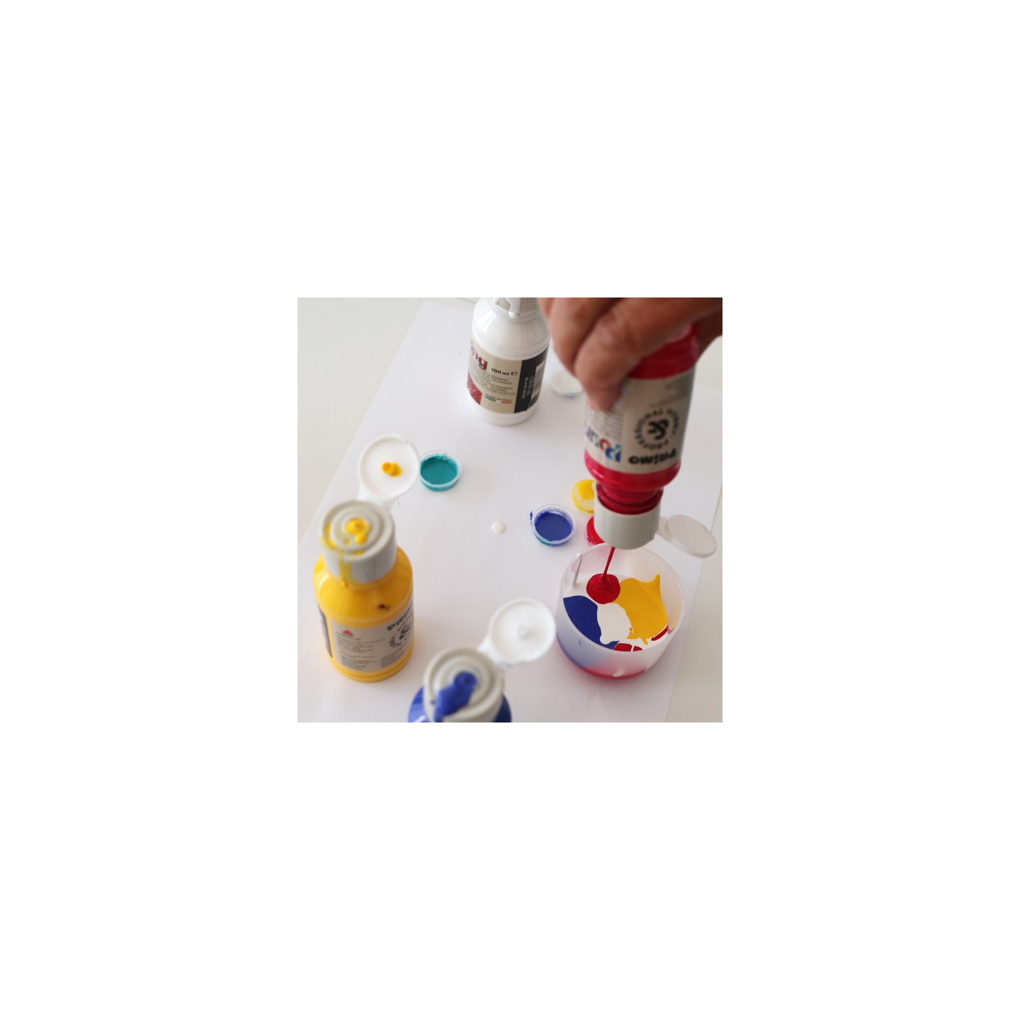 5 Colores de 100ml para Técnica de Vertido