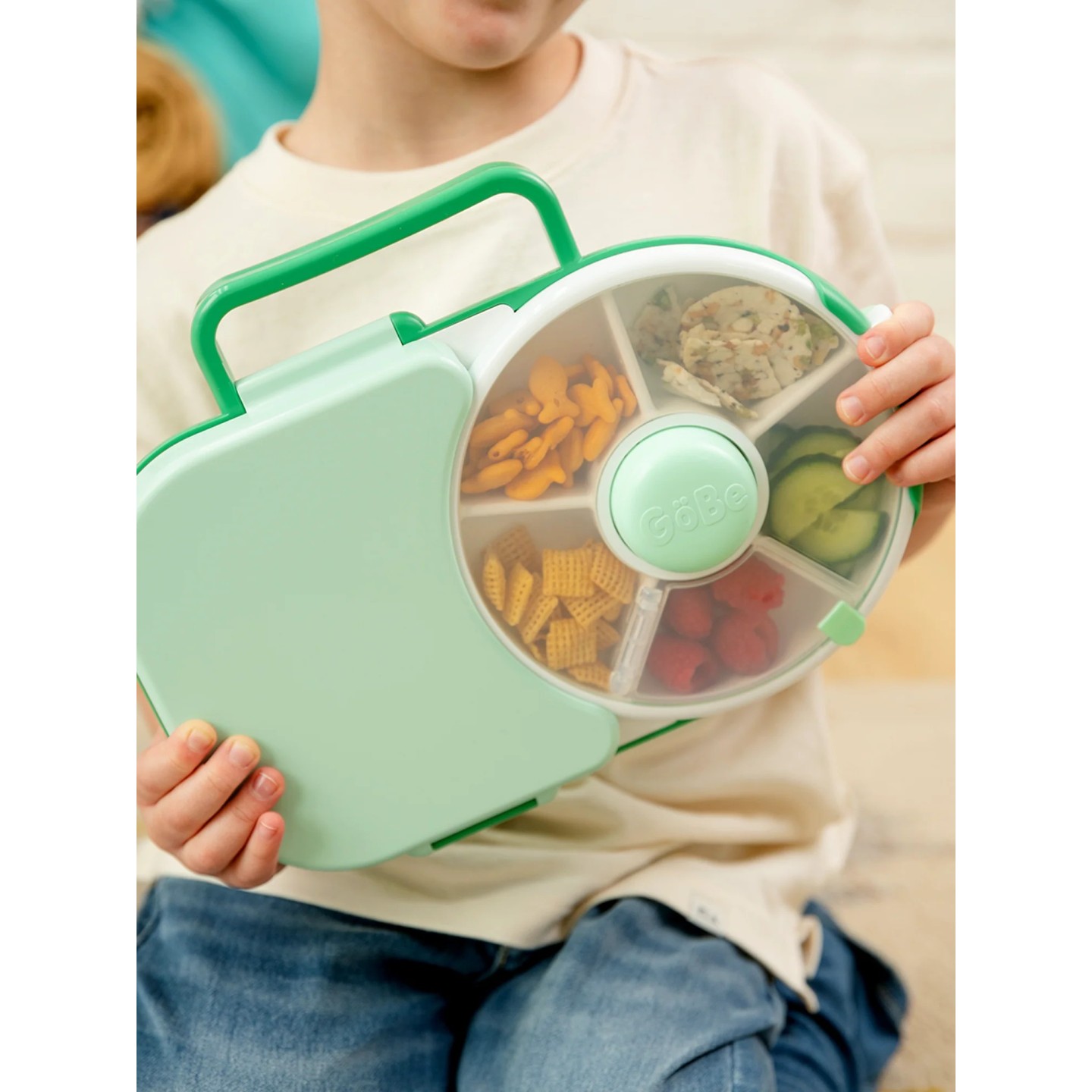 GoBe Kids Caja de Almuerzo con Spinner Rosa