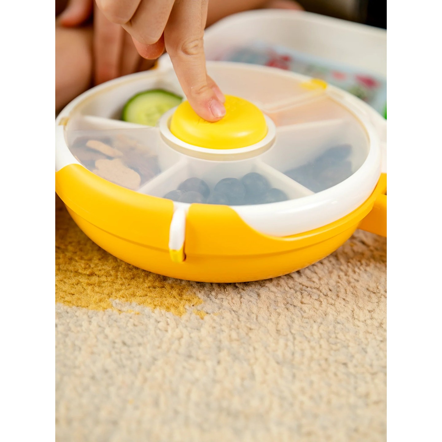 GoBe Kids Caja de Almuerzo con Spinner Rosa