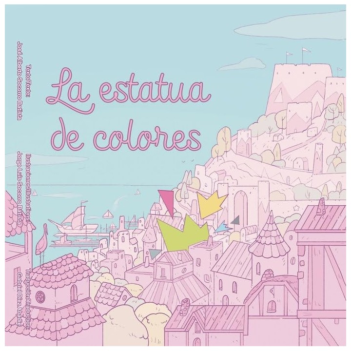 La estatua de colores
