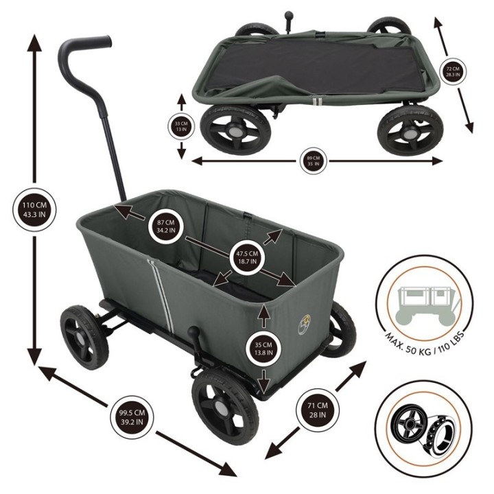 Carro Plegable de Transporte