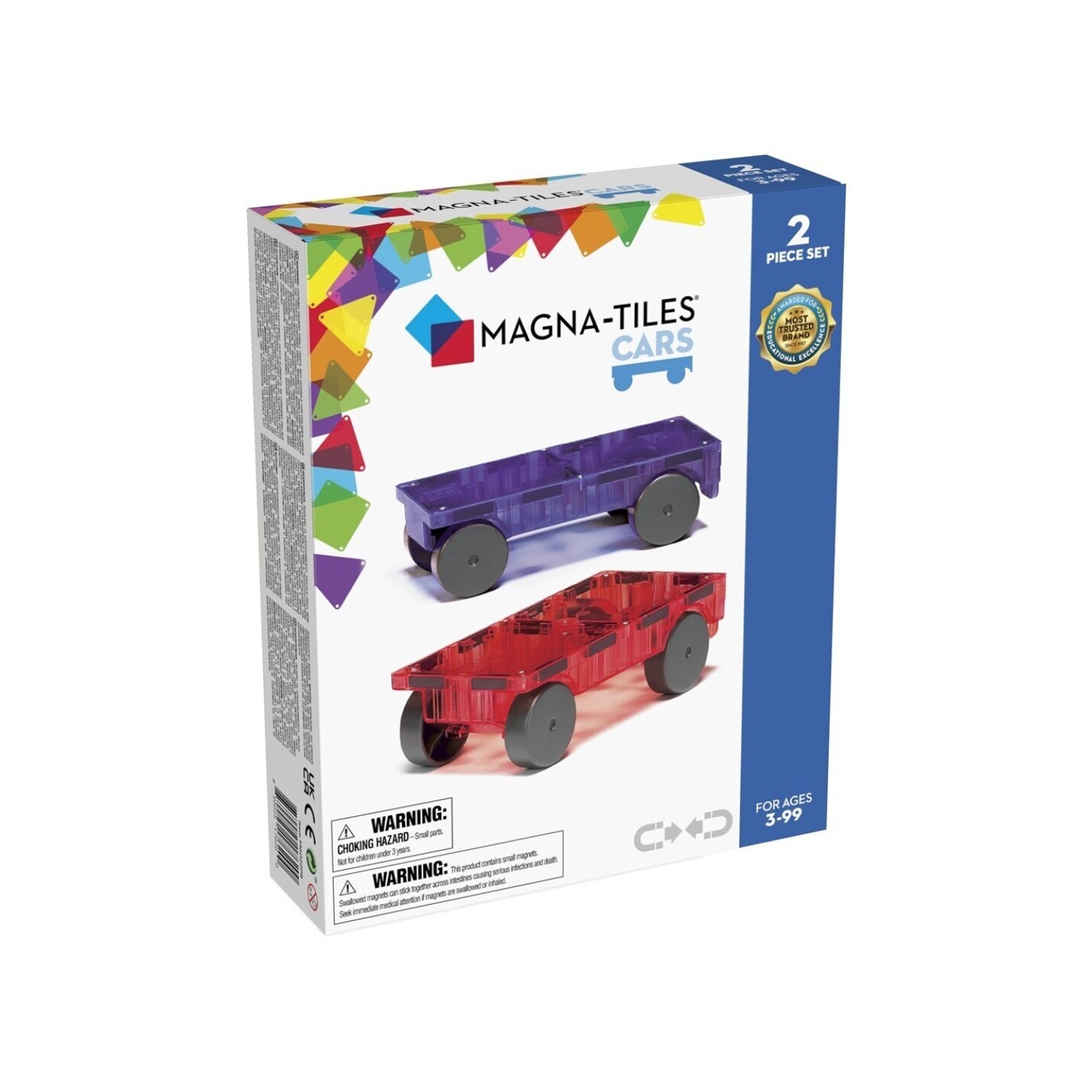 MAGNA-T 2 Bases de Vehículos Violeta/Rojo