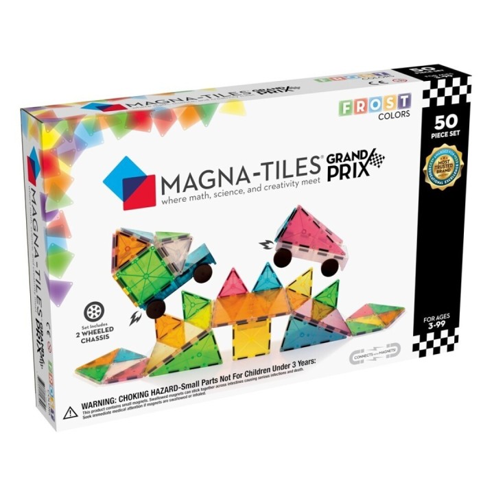 MAGNA-TILES Grand Prix Set 50 Piezas
