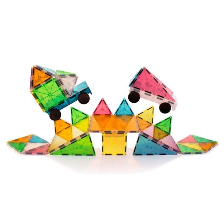 MAGNA-TILES Grand Prix Set 50 Piezas