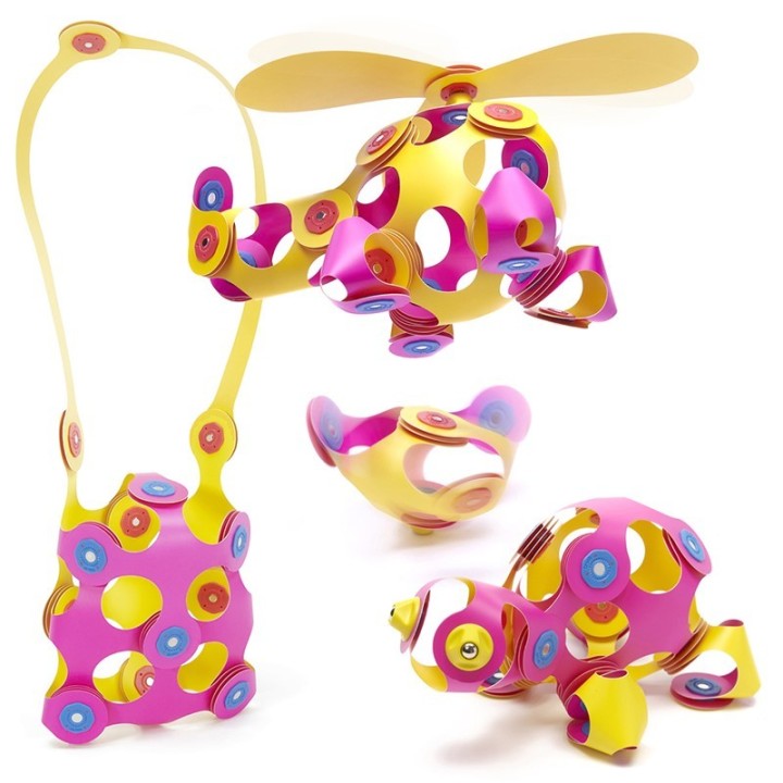 Clixo Crew Pack - Rosa/Amarillo 30 Piezas