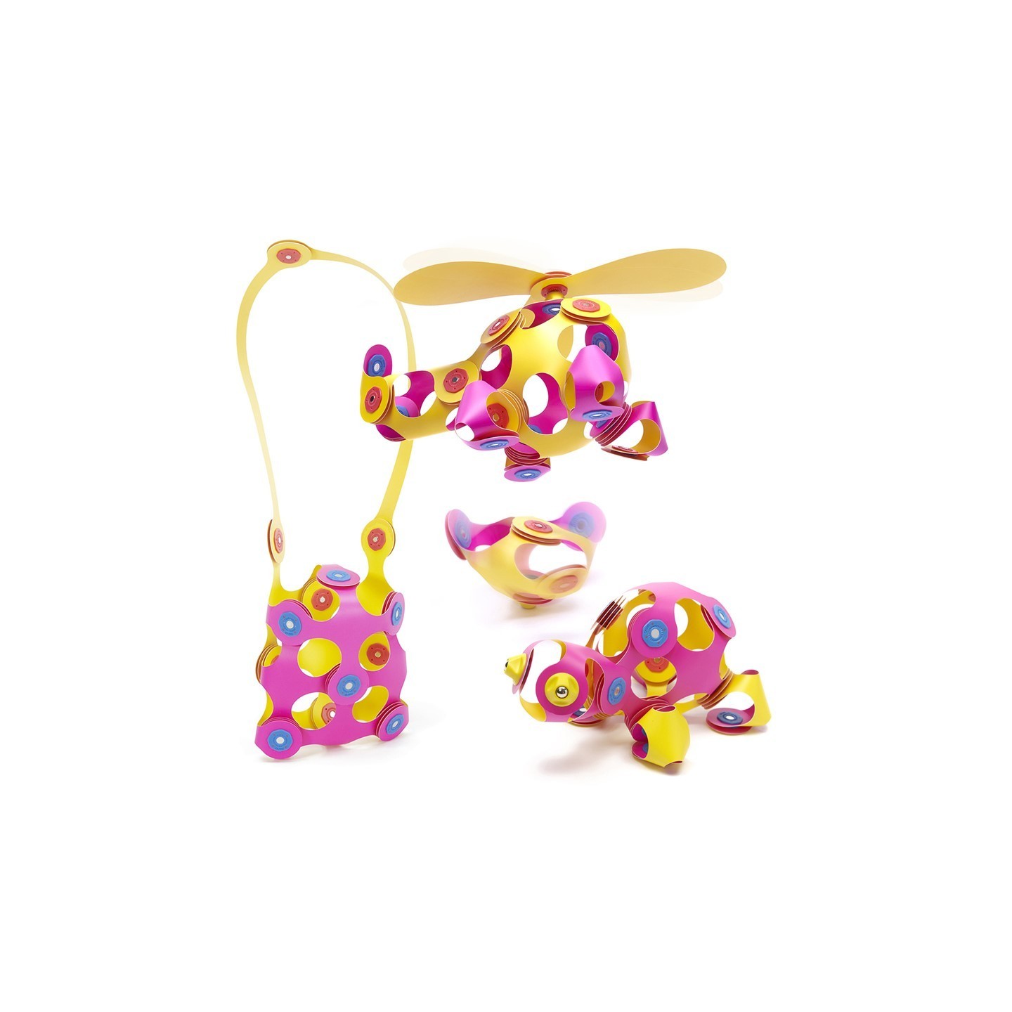 Clixo Crew Pack - Rosa/Amarillo 30 Piezas