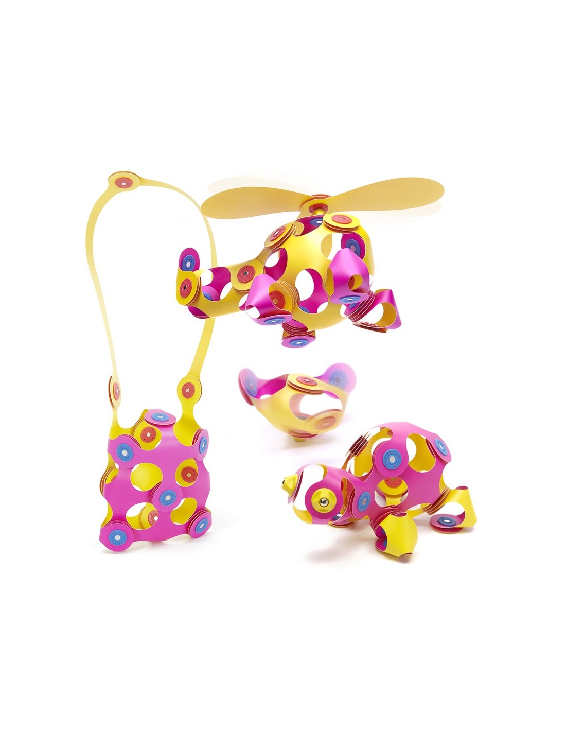 Clixo Crew Pack - Rosa/Amarillo 30 Piezas