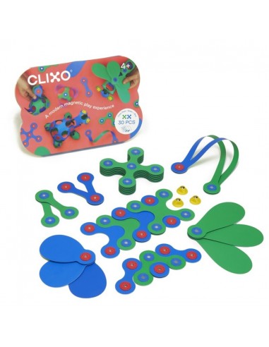 Clixo Crew Pack - Azul/Verde 30 Piezas