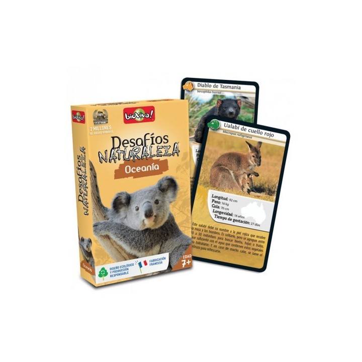 Cartas Desafíos Naturaleza - Oceania