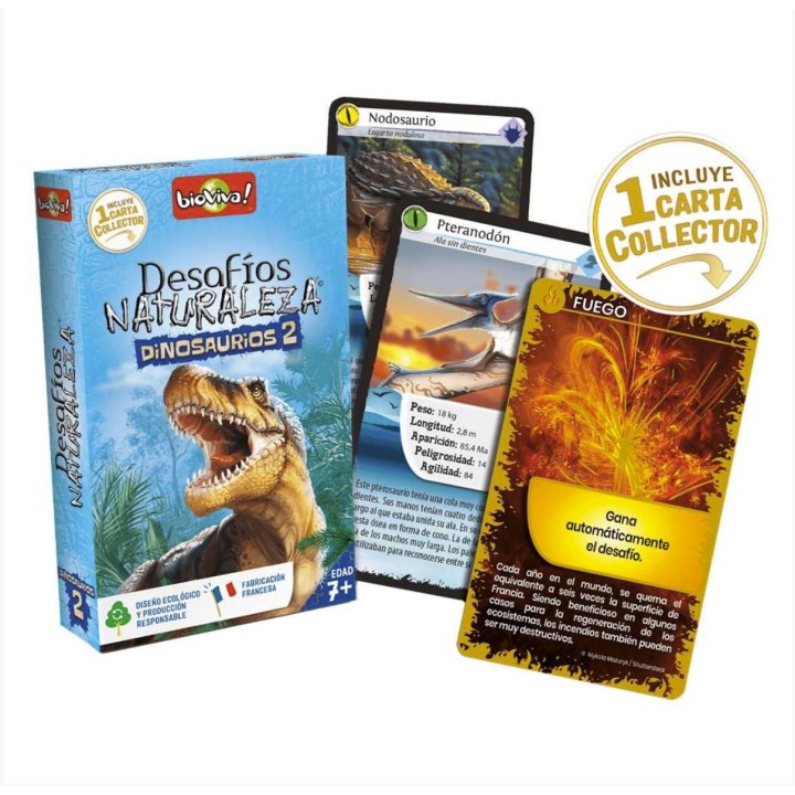 Cartas Desafios Naturaleza - Dinosaurios 2