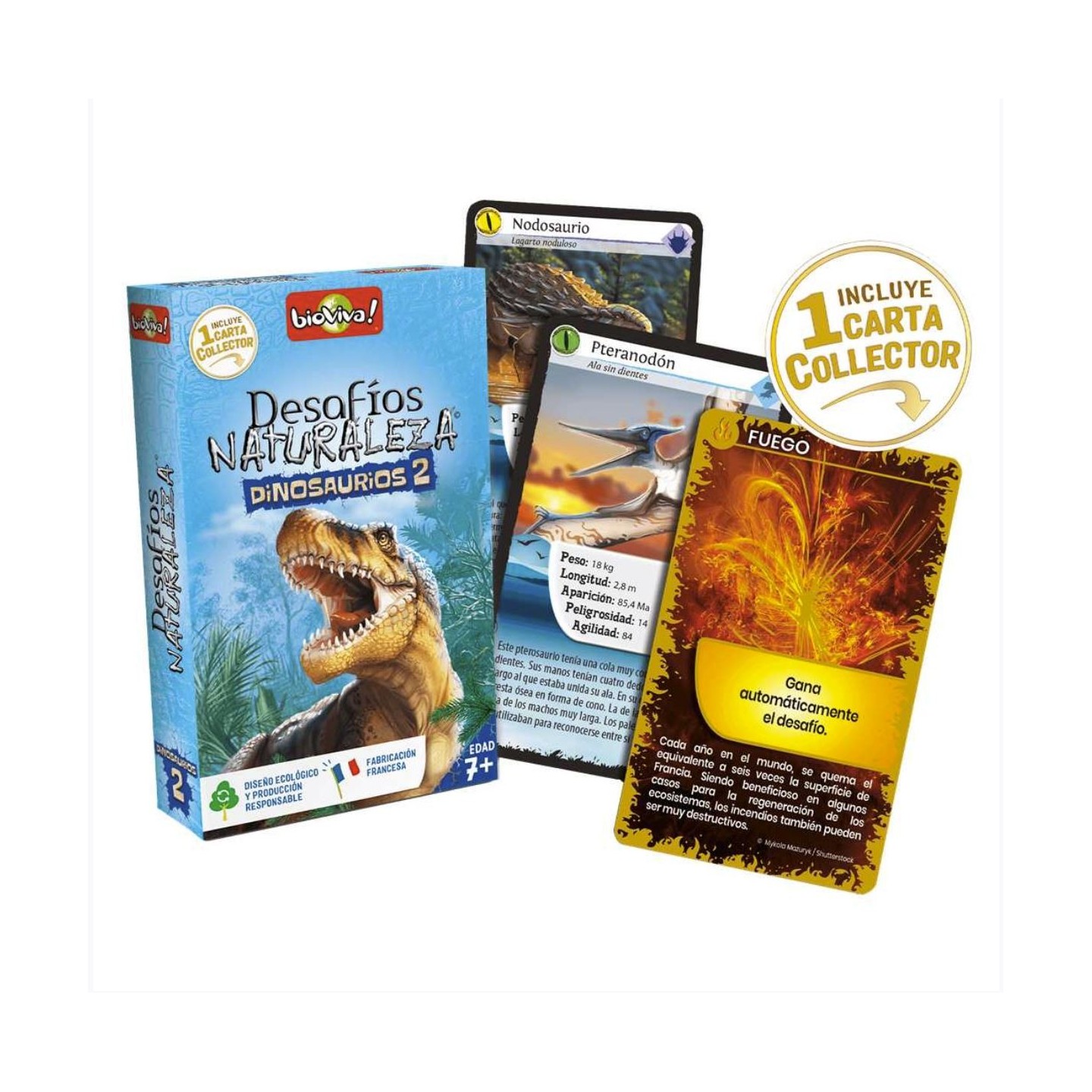 Cartas Desafios Naturaleza - Dinosaurios 2