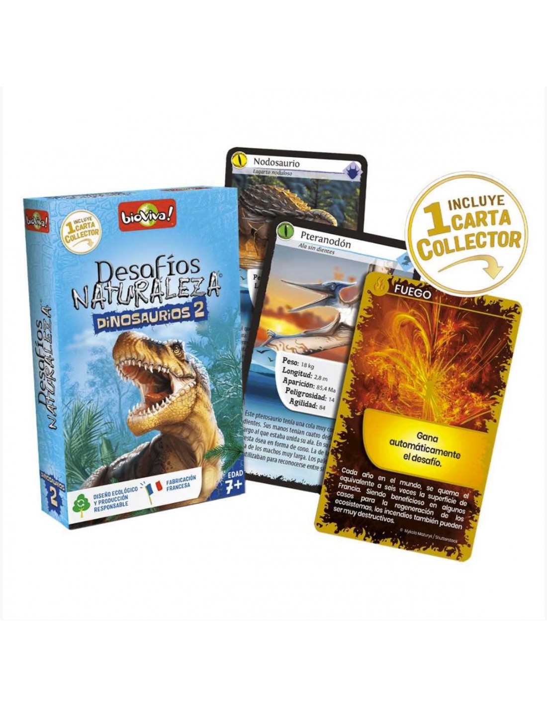 Cartas Desafios Naturaleza - Dinosaurios 2