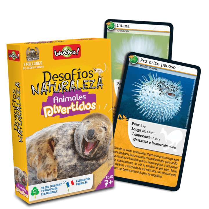 Cartas Desafíos Naturaleza - Animales Divertidos