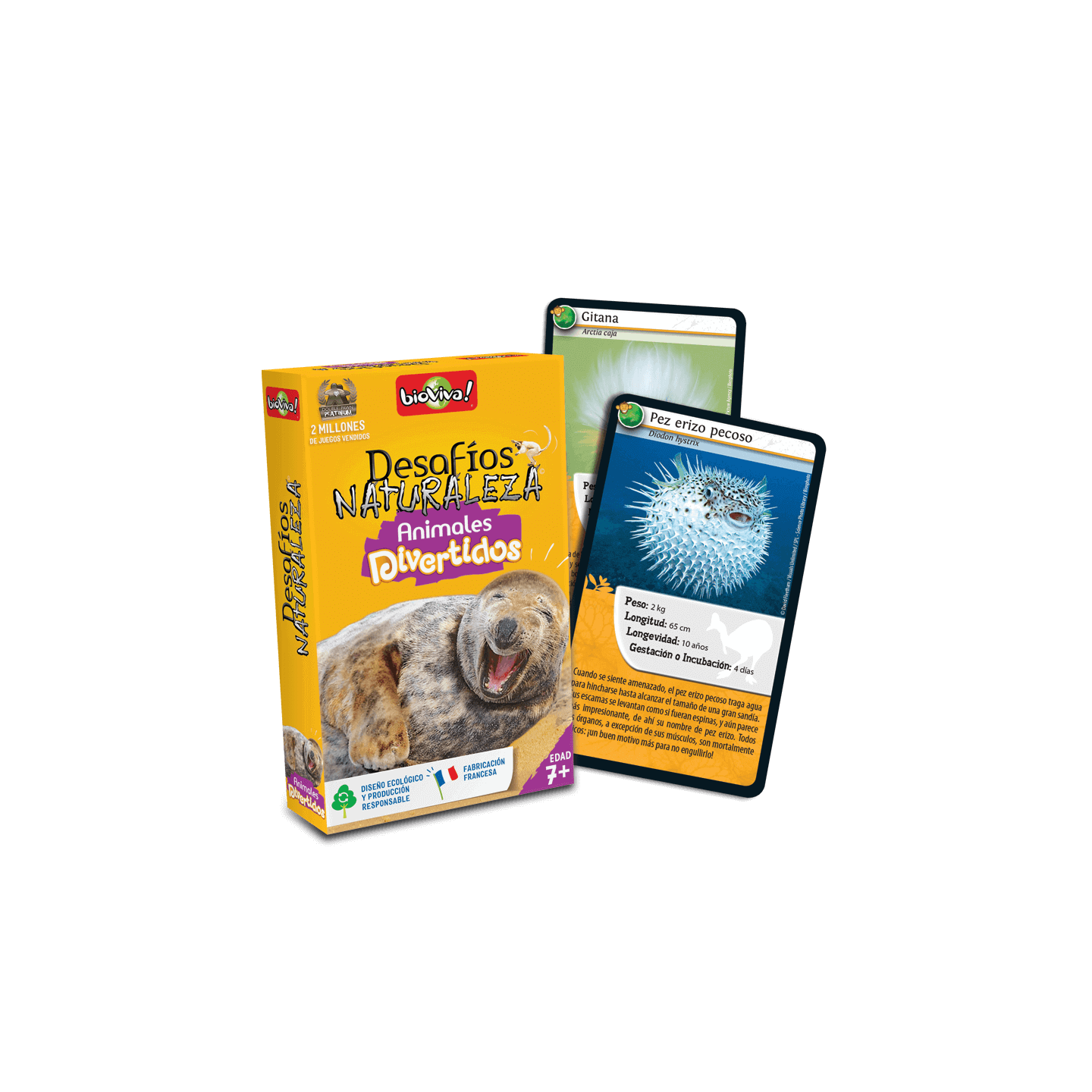 Cartas Desafíos Naturaleza - Animales Divertidos